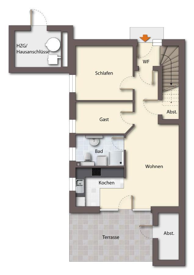 Lieblingsplatz Apartment Дорнумерзил Екстериор снимка